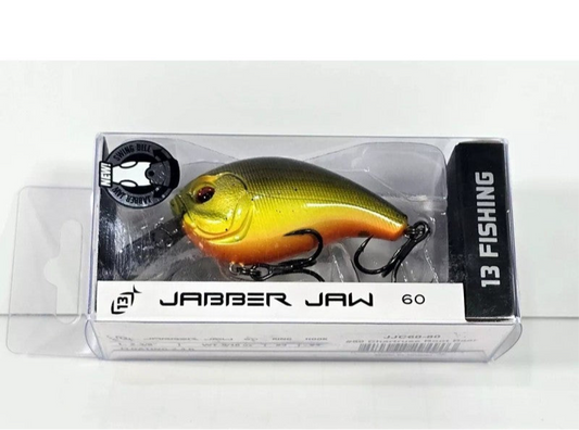13 Fishing Jabber Jaw 60 - 2⅜" - Dives 2-4' - (Chartreuse Root Beer)