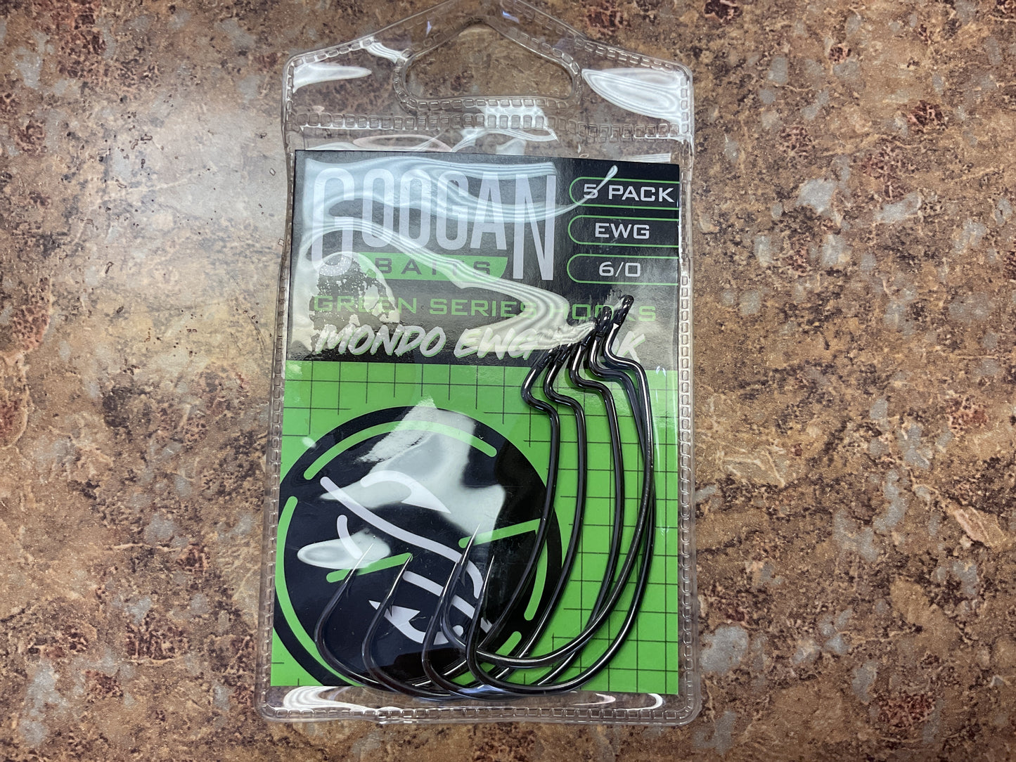 Googan Baits Lunker Wacky Hook 6/0-5pk