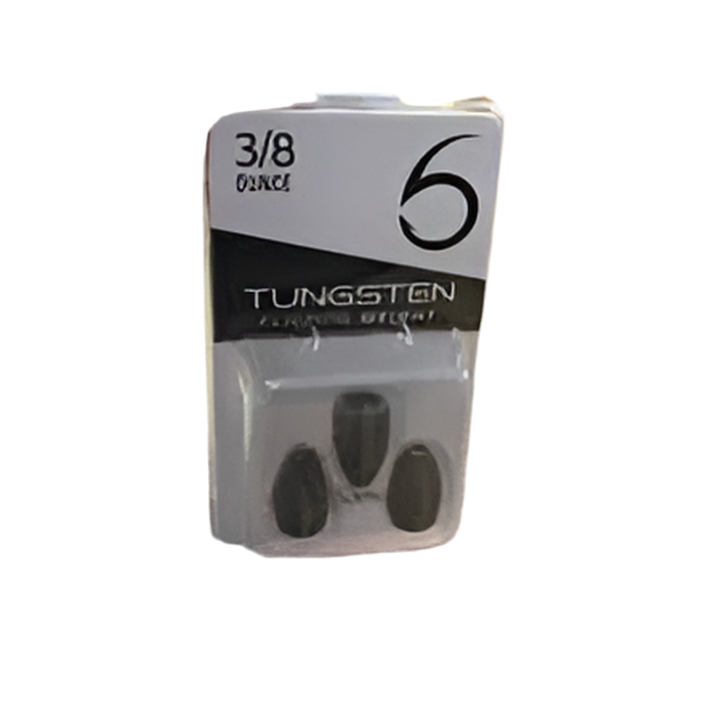 6th Sense Tungsten Flipping Weights 3/8oz 3pk