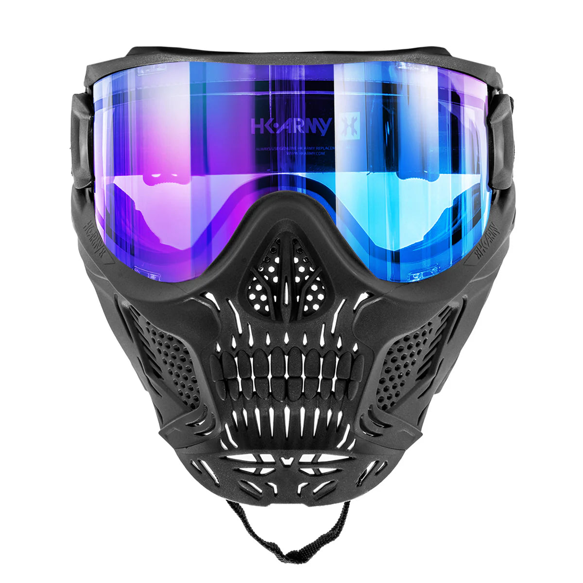 HSTL® SKULL GOGGLE "REAPER" - BLACK W/ ICE LENS