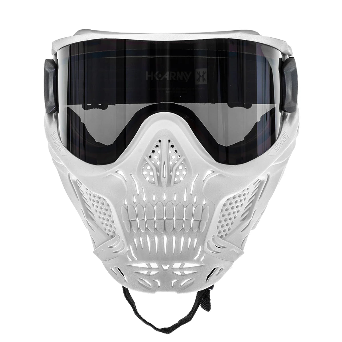 HSTL® SKULL GOGGLE "GHOST" - WHITE W/ SMOKE LENS