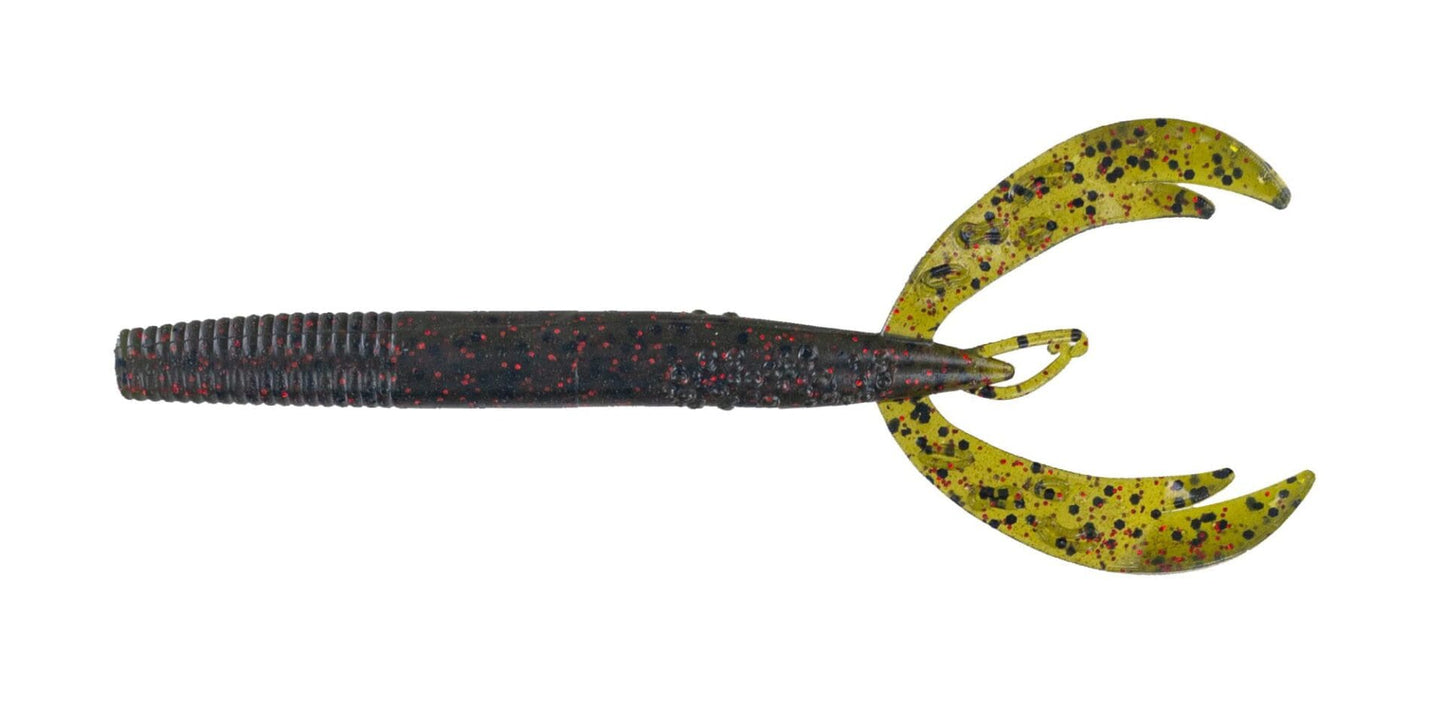Big Bite Baits Quarantine Craw (DARK WATERMELON RED FLAKE)