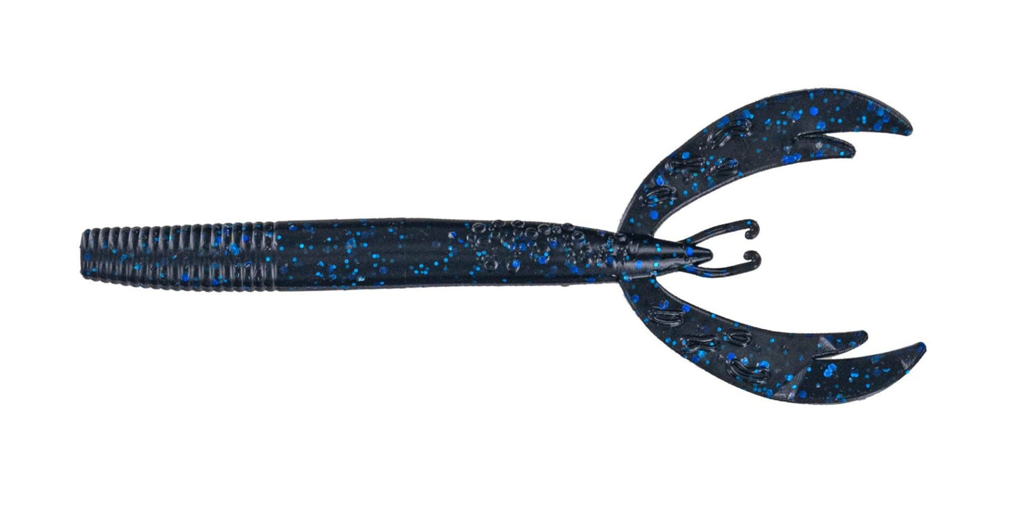 Big Bite Baits Scentsation Quarantine Craw (BLACK BLUE FLAKE)
