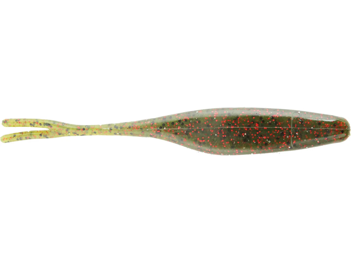 Big Bite Baits 4” Jerk Minnow (watermelon red flake)