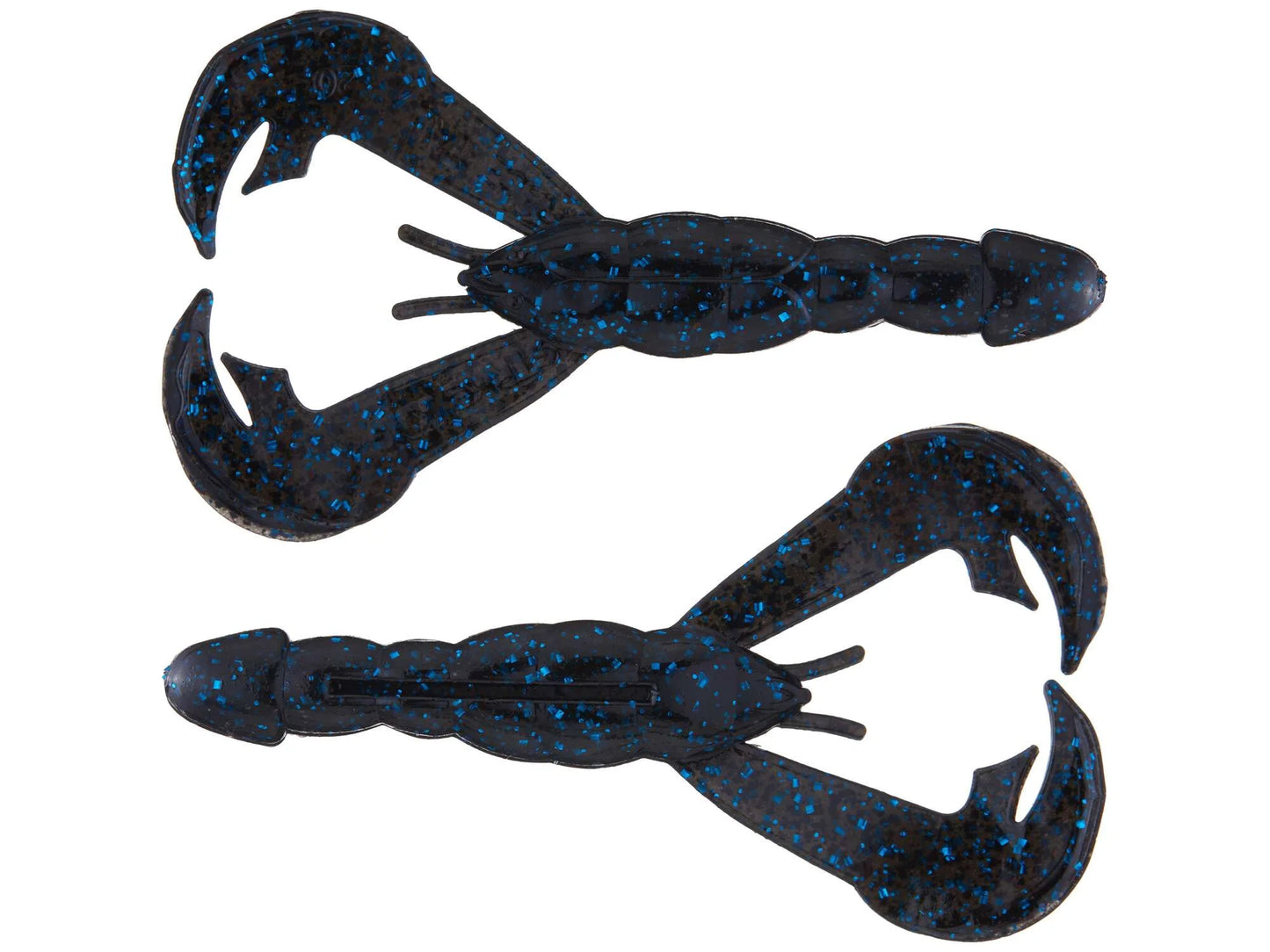 Strike King Rage Craw 4” (black blue flake)