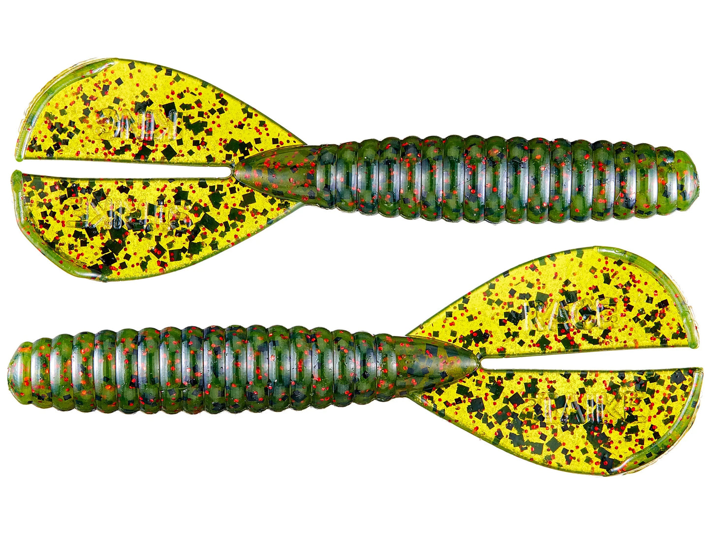 Strike King Rage Menace Grub 3” (watermelon red flake)
