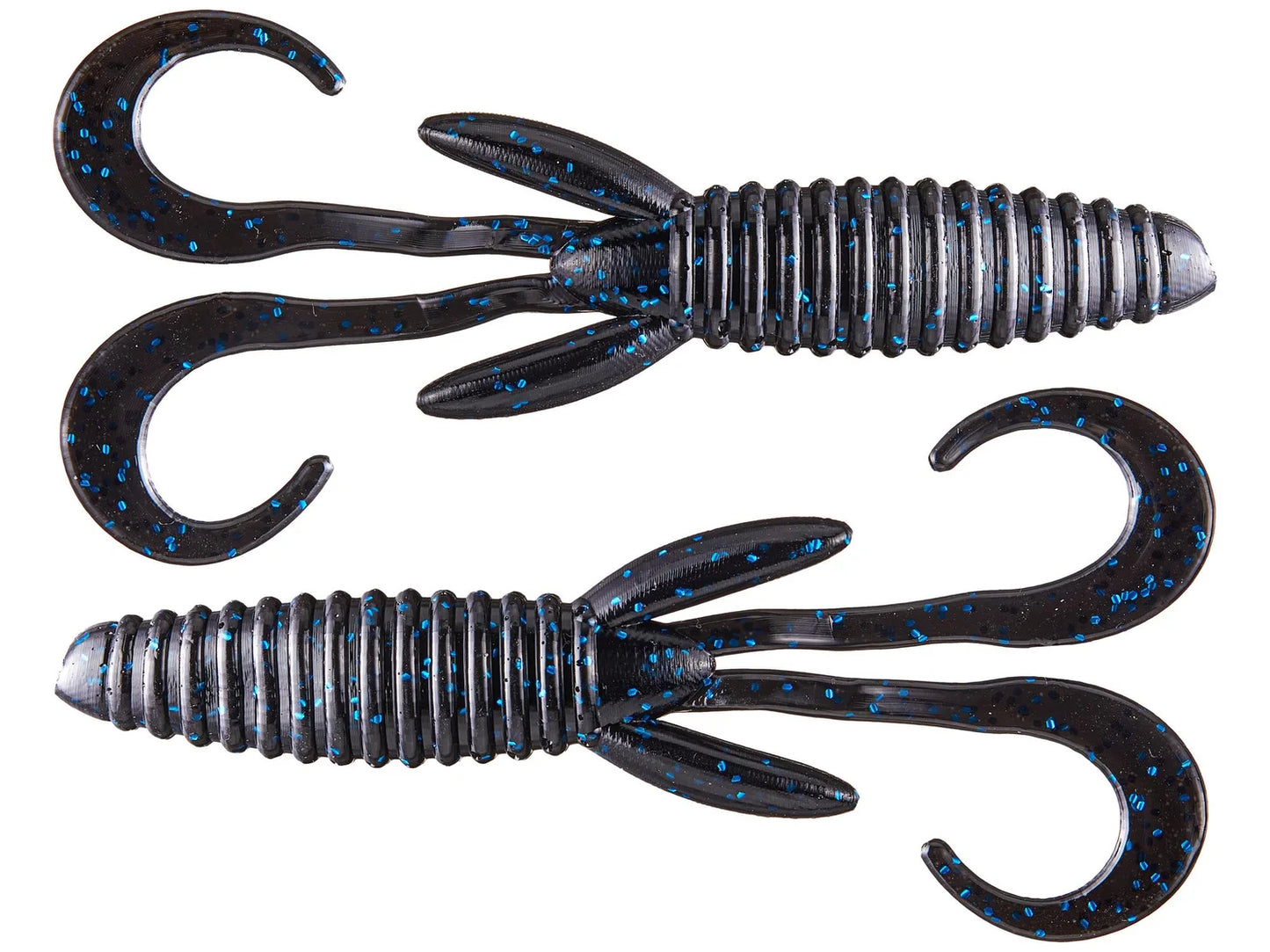 Motion Fishing Hawgzilla 5.5” 6pk (black &blue)