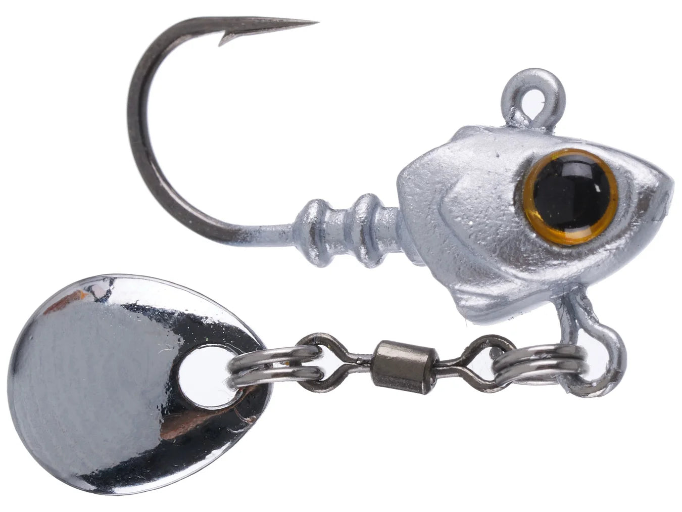6th Sense Pecos Underspin jig head 1/8oz (silver minnow)