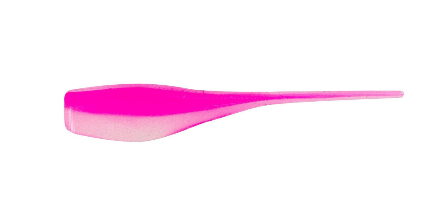 Big Bite Baits Crappie Minnr 10 pk 2”(pink back/glow belly)