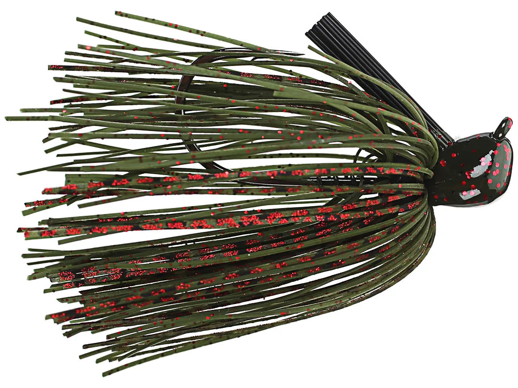 (Strike King Tour Grade Skipping Jig 1/2 oz (watermelon red flake)