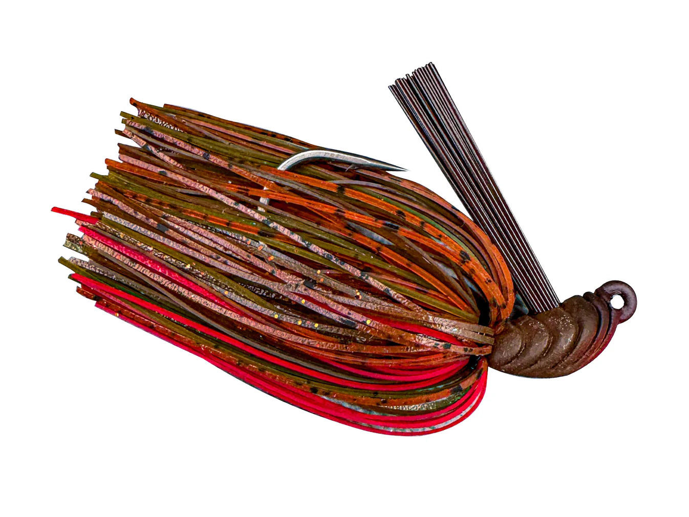Bizz Baits Skip n’ Flip Jig 1/2oz (bourbon blaze)