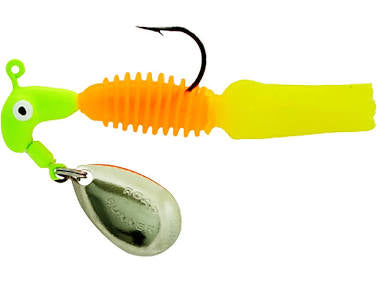 Crappie Tamer 1/16oz (chart/orange/chart)