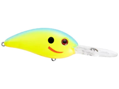 Bomber Next Gen Fat Free Fingerling Crankbait (chartreuse blue)