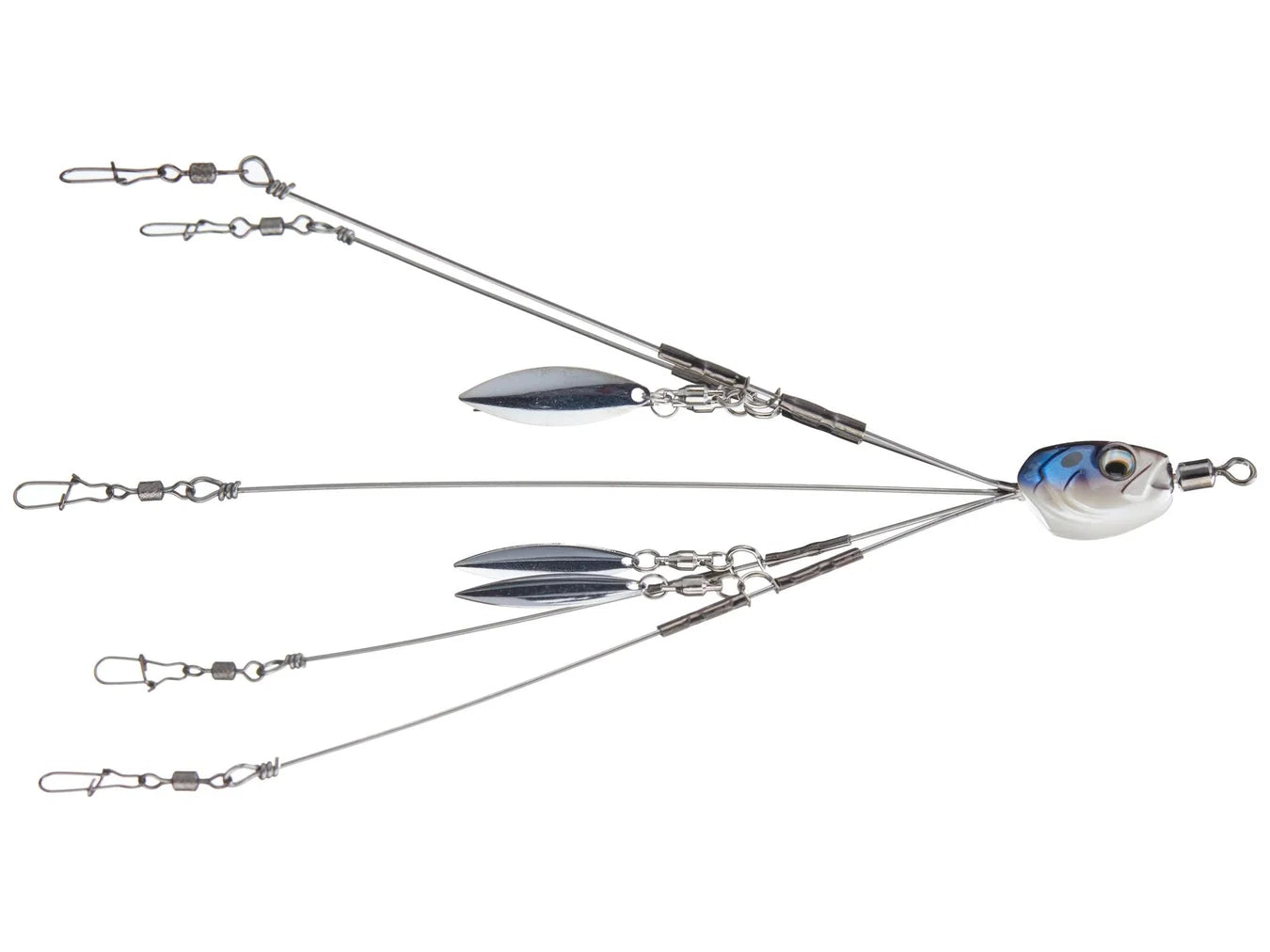 6th Sense Divine 5-Wire 4-Blade Umbrella Rig 5.5” (spanish pearl)