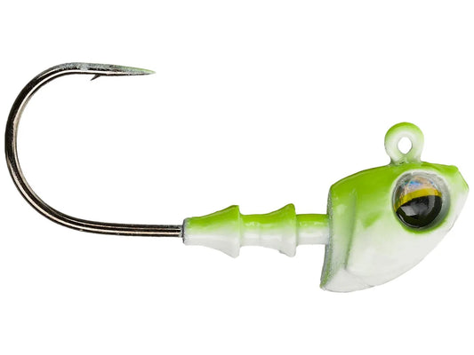 6th Sense Crappie Jigheads 5pk 1/8oz #2hook (chart minnow)