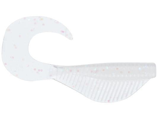 6th Sense Curly Clobber Grub 2” 12pk(ghost ice minnow)