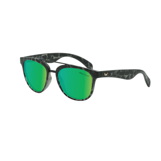 WaterLand Jeune - Black Tortoise Green Mirror