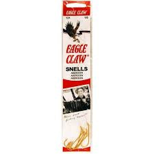Eagle Claw Snells Aberdeen size 1/0- 6ct