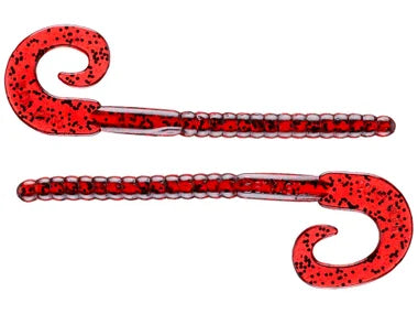 Berkley Powerbait 7" Power Worm (cherry seed)