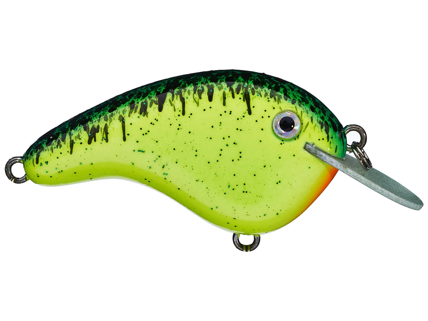 Strike King Chick Magnet Jr. Flat Sided Crankbait (chartreuse w bl)