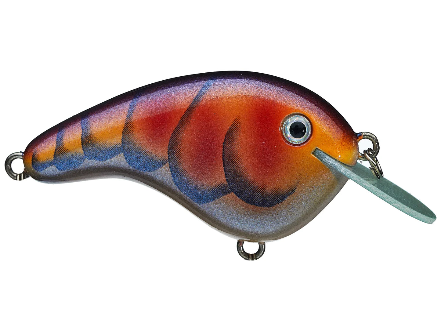 Strike King Chick Magnet Jr. Flat Sided Crankbait (blue rock craw)