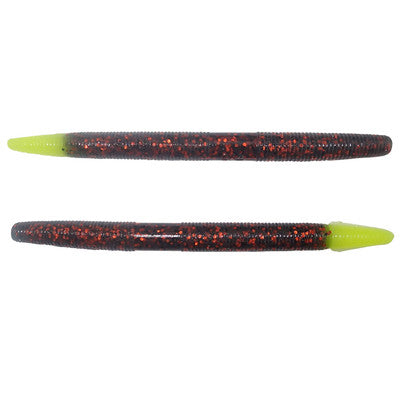 Yamamoto 5” Senko (motor oil red flake)