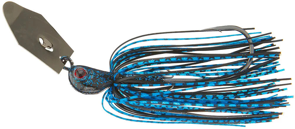 bladed jig fishing lures Hag's Baits Hurricane Bladed Jig 3/8 oz (black & blue) – Hooks N' Heifers