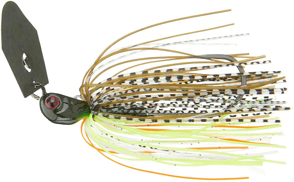 Hag’s Baits Hurricane Bladed Jig 3/8 oz (green pumpkin shad)