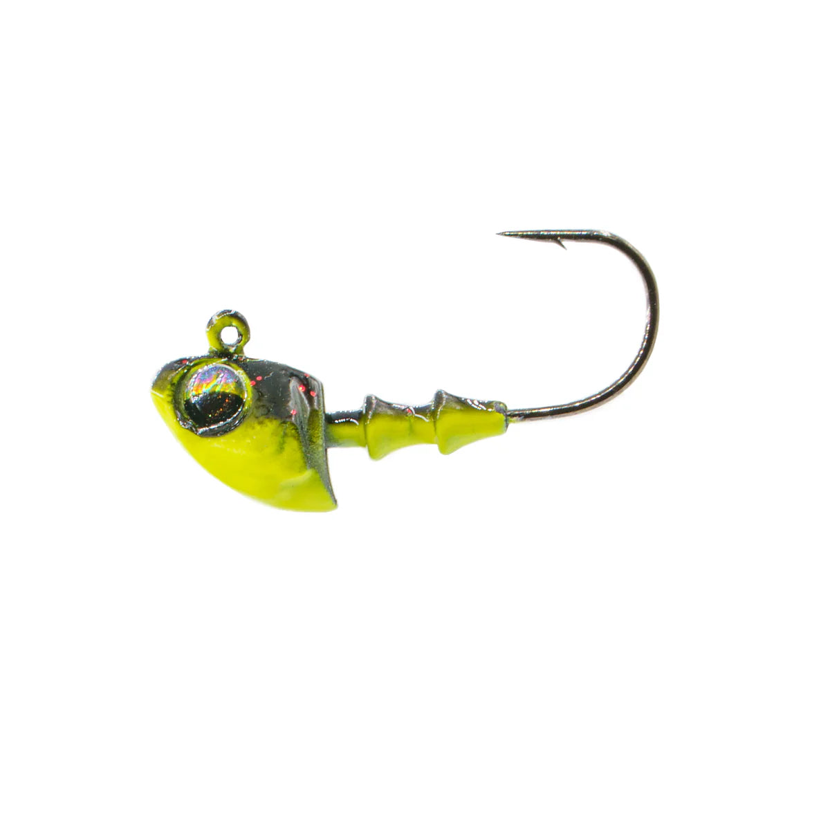 6th Sense Crappie Jigheads 5pk 1/8oz #2hook (black neon)