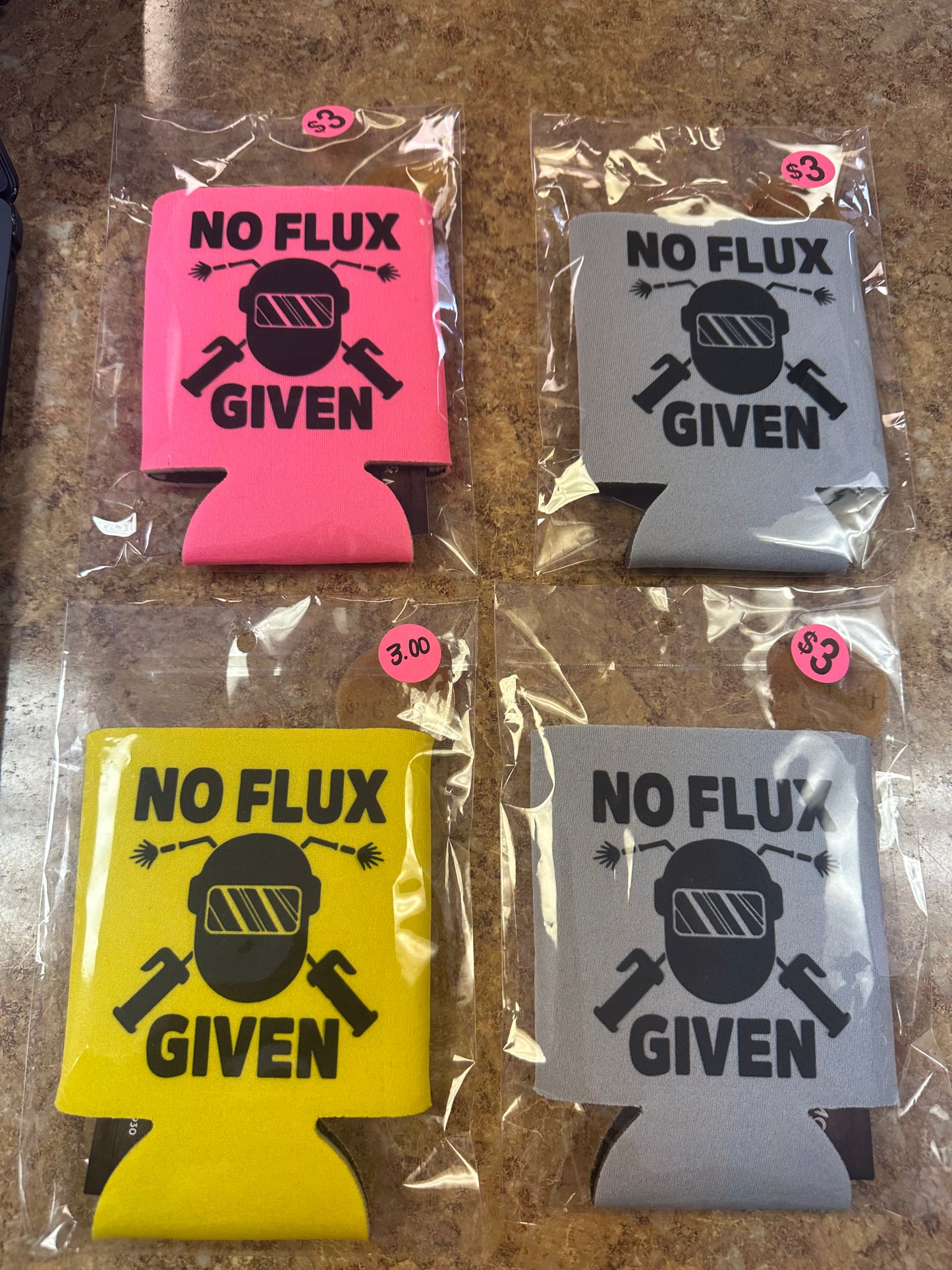 No Flux Given Koozie