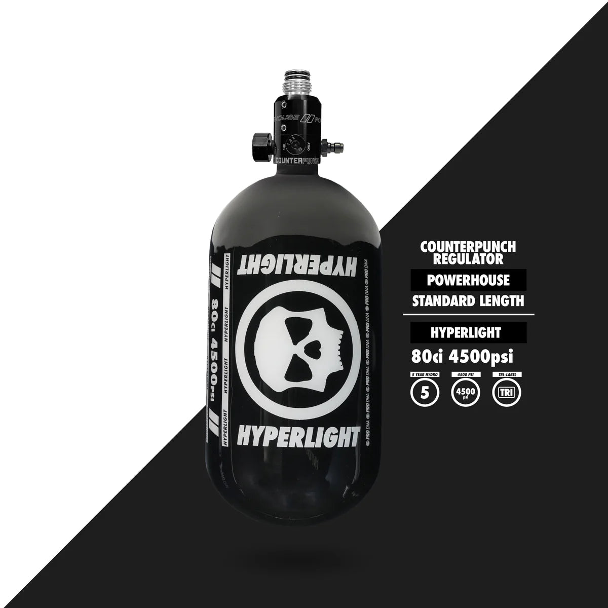 PRO DNA-HYPERLIGHT AIR SYSTEM - GLOSS - 80CI + STANDARD BLACK REG