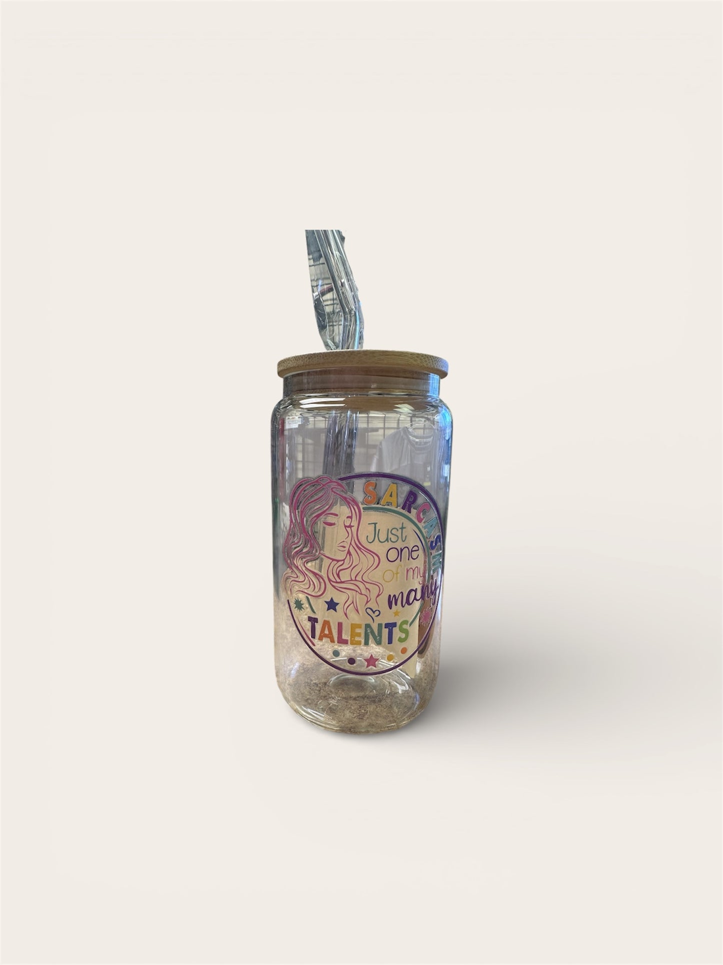 "Sarcasm" Just One Of My Many Talents Glass Cup