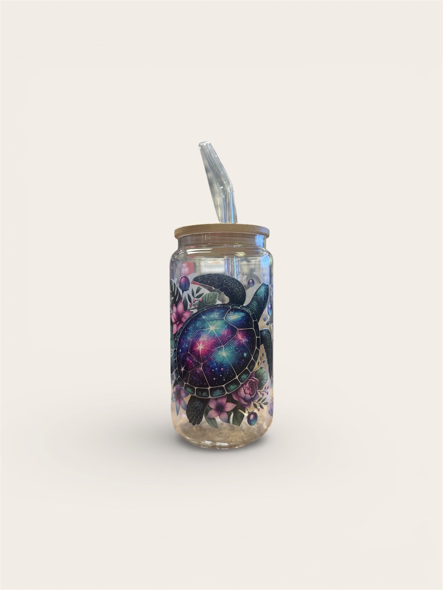 Turtle- Design 1 Glass Cup