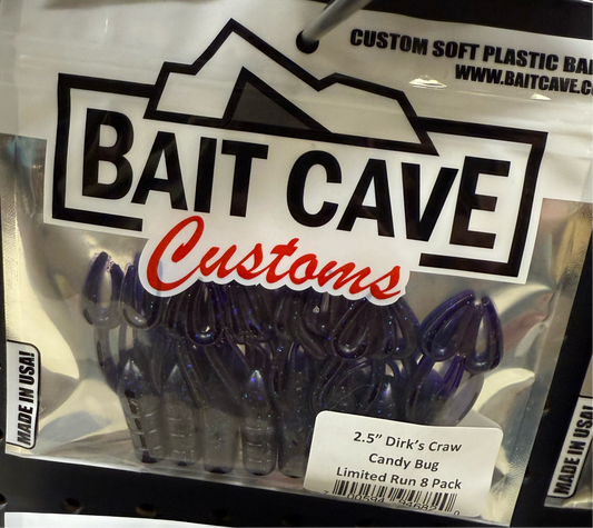 Bait Cave Customs 2.5” Dirks Craw (Candy Bug)