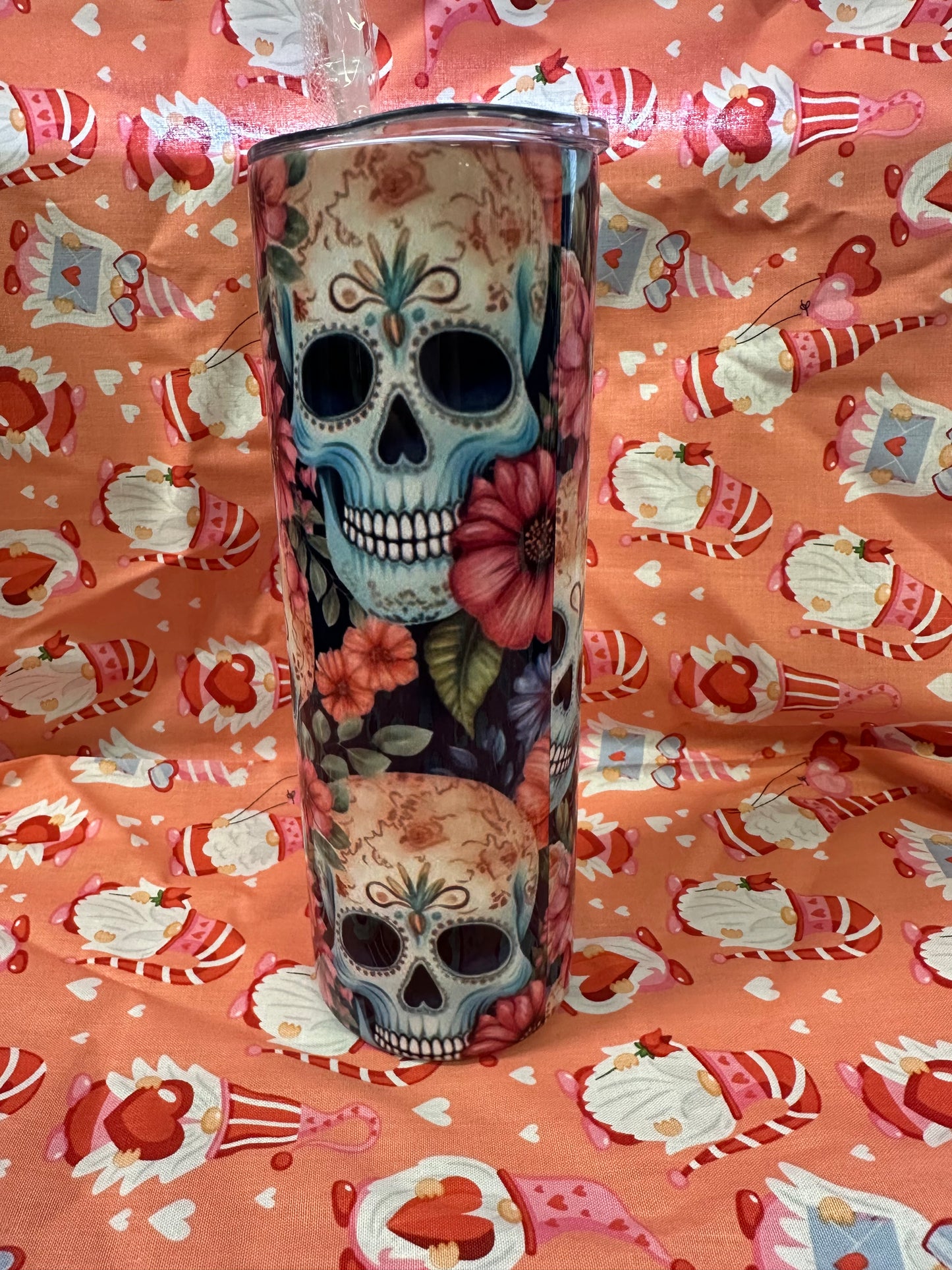 #41 Skull tumbler