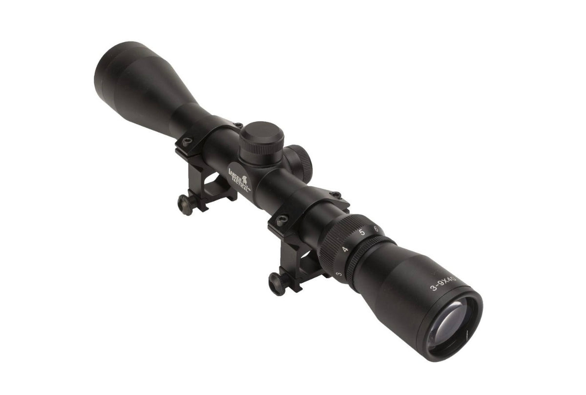 Lancer Tactical Full Sized 3-9x40 Metal Rifle Scope