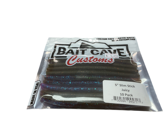 Bait Cave Customs 5” Slim Stick 10pk (juicy)