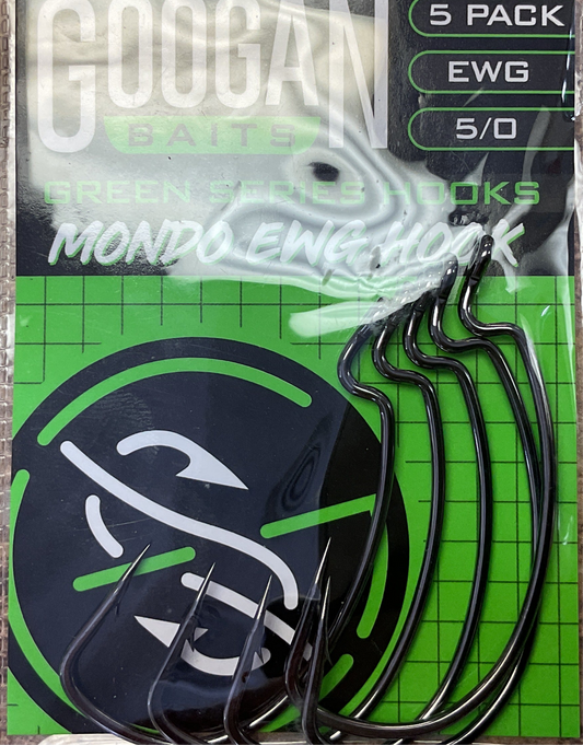 Googan Baits Lunker Wacky Hook 5/0-5pk