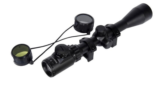 Lancer Tactical 3-9x40 Illuminated Red/Green Rifle Scope