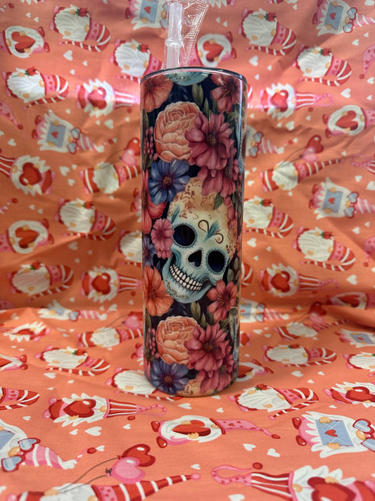 #41 Skull tumbler