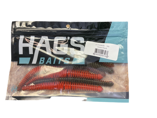 Hag’s Baits F5 Tornado (green perch)