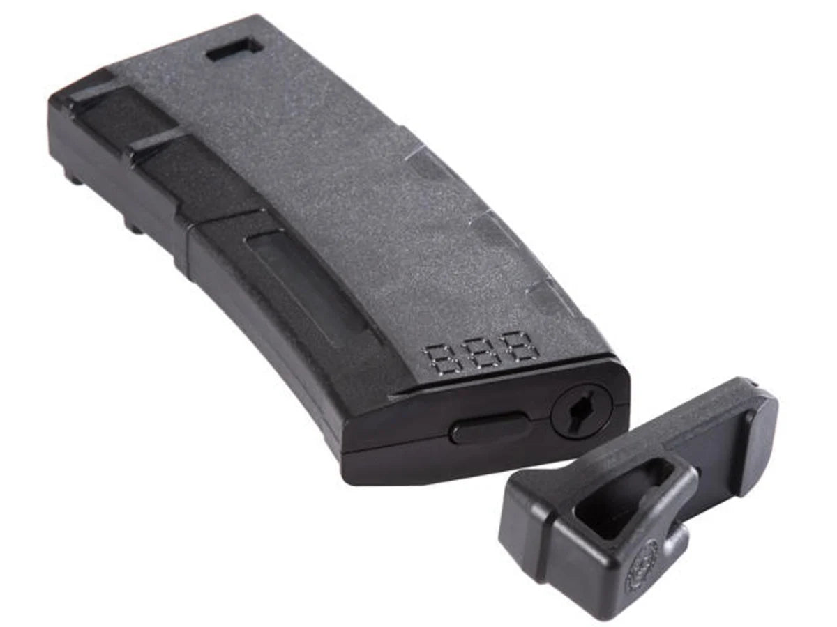 Lancer Tactical 130 Round High Speed Mid-Cap M4 Airsoft Magazine, Black