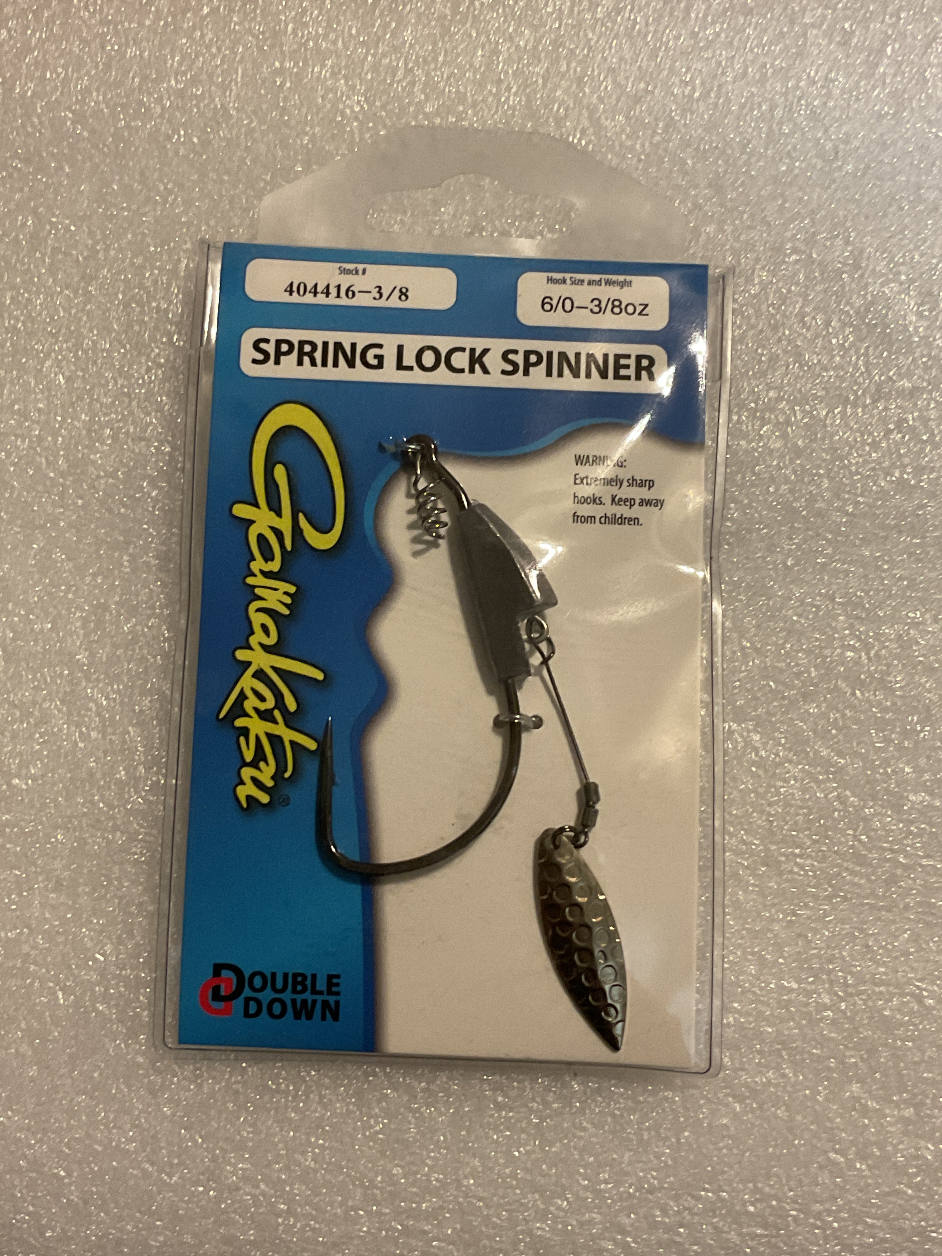 Spring Spinner Button Gamakatsu Spring Lock Spinner 6/0-3/8oz – Hooks N’ Heifers