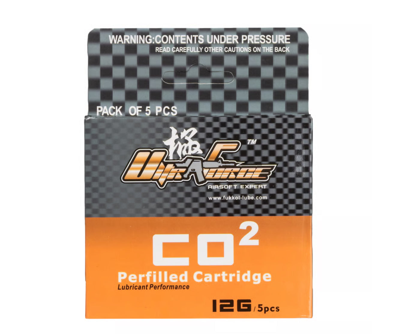 ULTRAFORCE 12g Airsoft Co2 Cartridges 5per Box