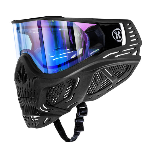 HSTL® SKULL GOGGLE "REAPER" - BLACK W/ ICE LENS