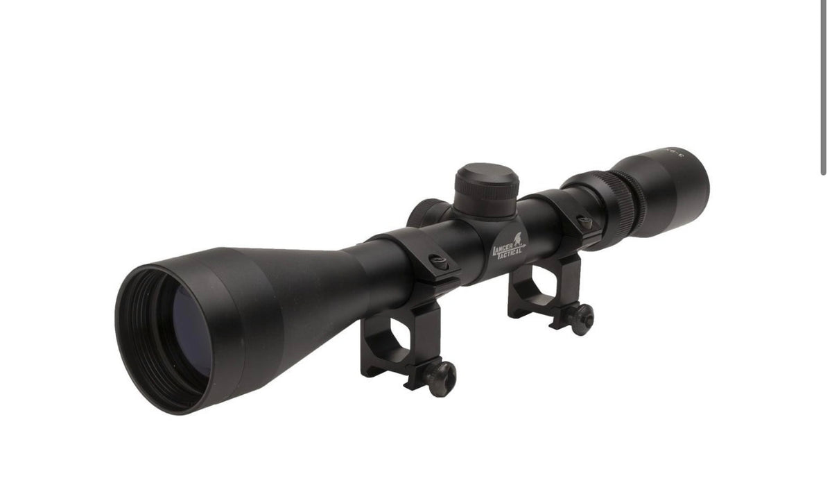 Lancer Tactical Full Sized 3-9x40 Metal Rifle Scope