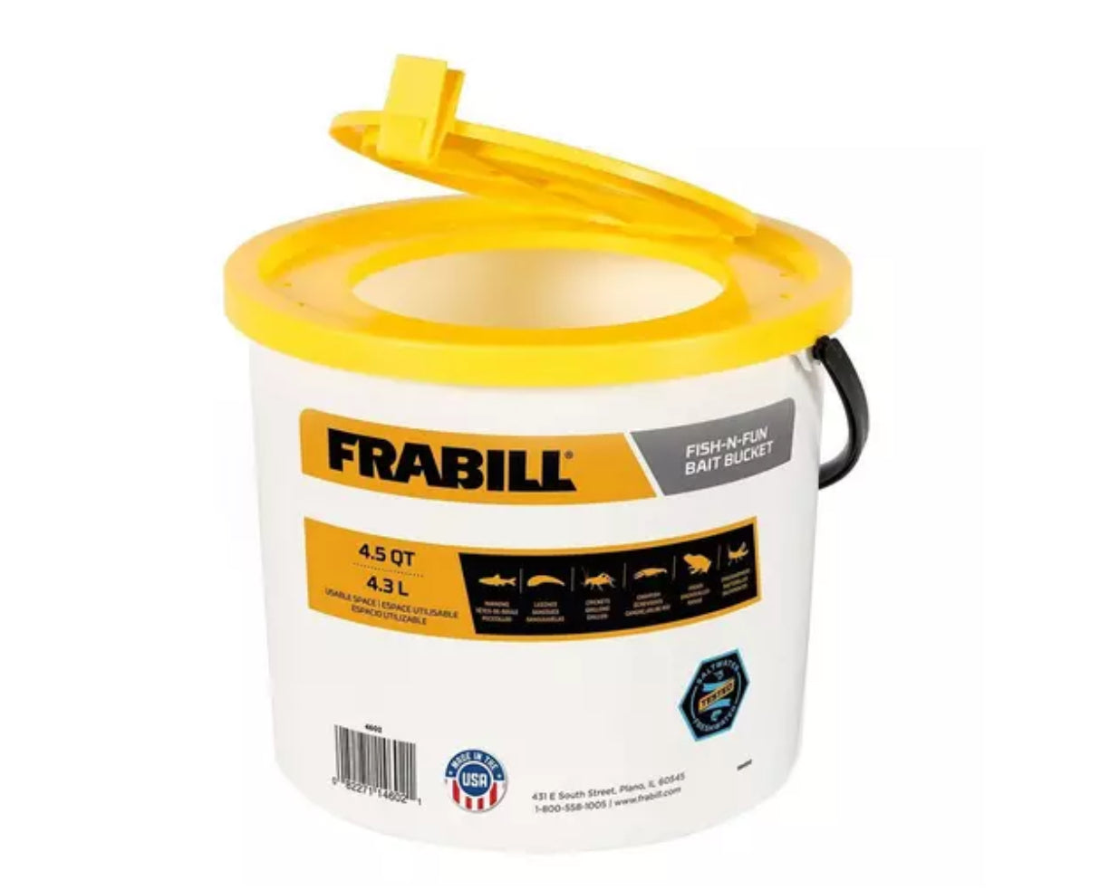 Frabill Fish-N-Fun Bait Bucket 4.5qt
