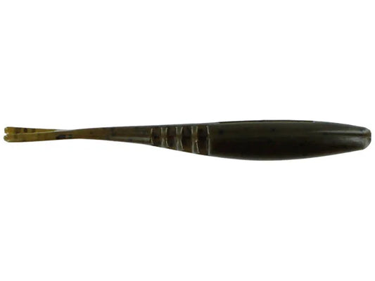 Big Bite Baits 3.75 jointed jerk minnow (green pumpkin)