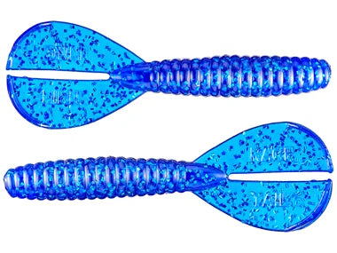 Strike King Rage Menace Grub 3” (blue sapphire)