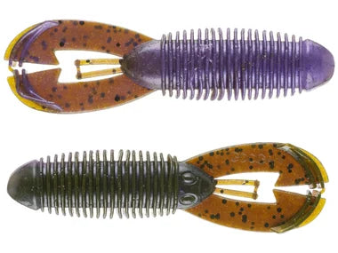 Googan Baits Nuke Punch Craws 7pk(green pumpkin purple)